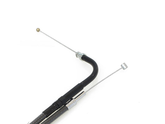 36-3/4in. Throttle Cable - Black Pearl. Fits Big Twin 1996-2017.