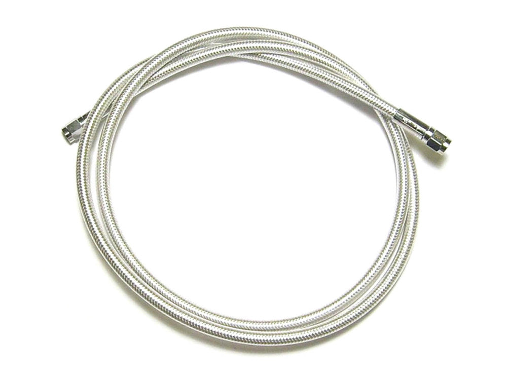 12in. Universal Brake Line - Sterling Chromite.