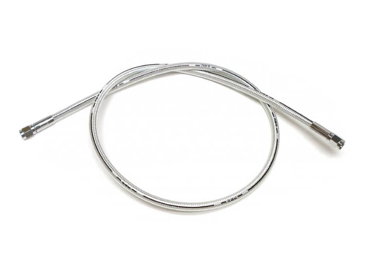 32in. Universal Brake Line - Sterling Chromite.