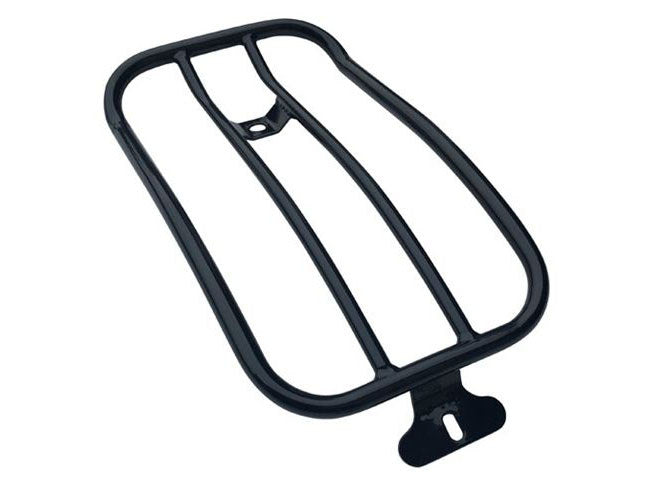 Solo Seat Luggage Rack - Gloss Black. Fits Low Rider 2018-2020 & Sport Glide 2018-2024