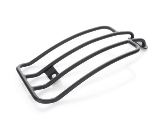 Solo Seat Luggage Rack - Matte Black. Fits Softail Slim 2012-2017 & Blackline 2011-2013.