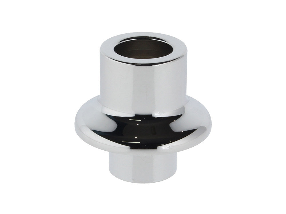 Axle Spacer - Chrome. Used with Performance Machine Pulleys fits on Pulley Side.