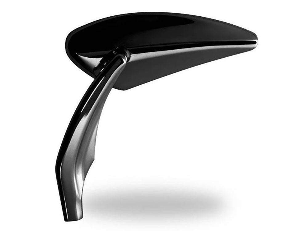 Torque Mirror - Black. Fits Left