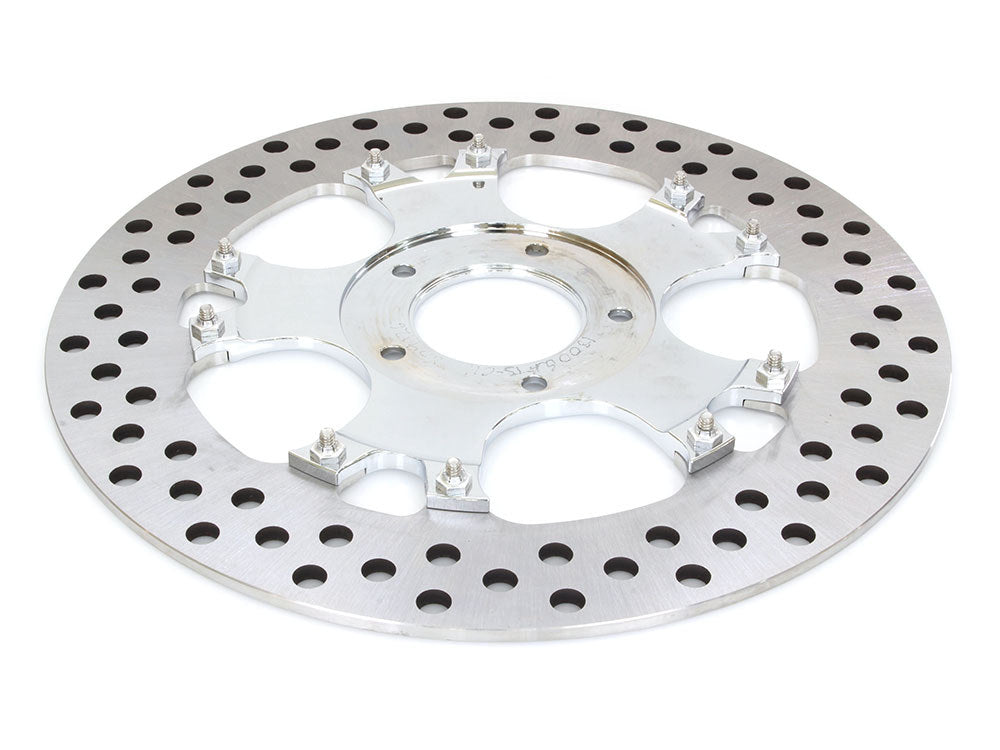 11.8in. Left Hand Front & Right Hand Front Gasser & Luxe Disc Rotor - Chrome. Fits Softail 2015up, Touring 2008up, Dyna 2006-2017 & Sportster 2014-2021