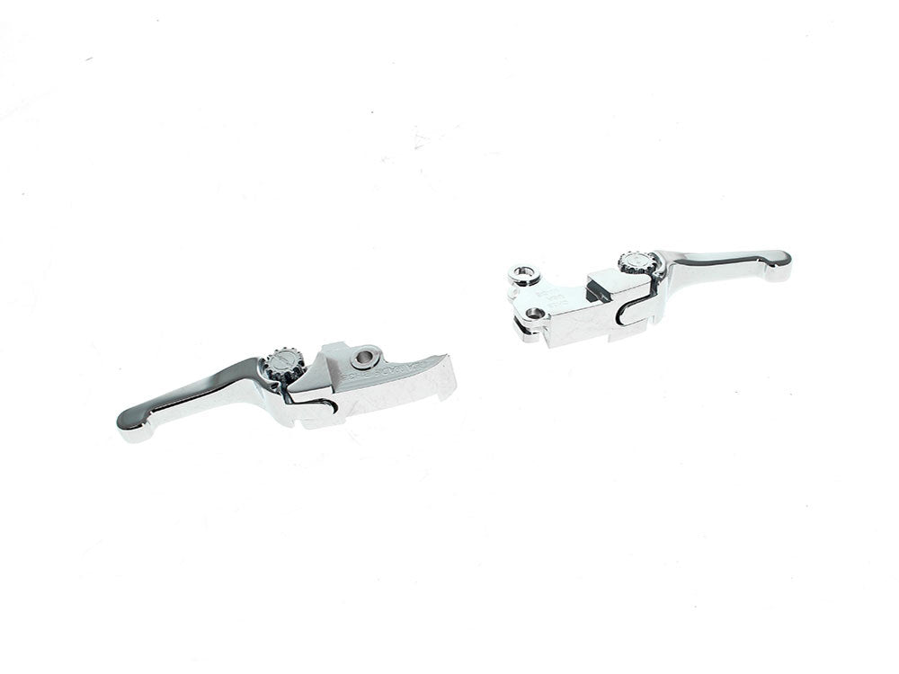 Adjustable Shorty Anthem Levers - Chrome. Fits CVO Touring 2023up & Street Glide & Road Glide 2024up