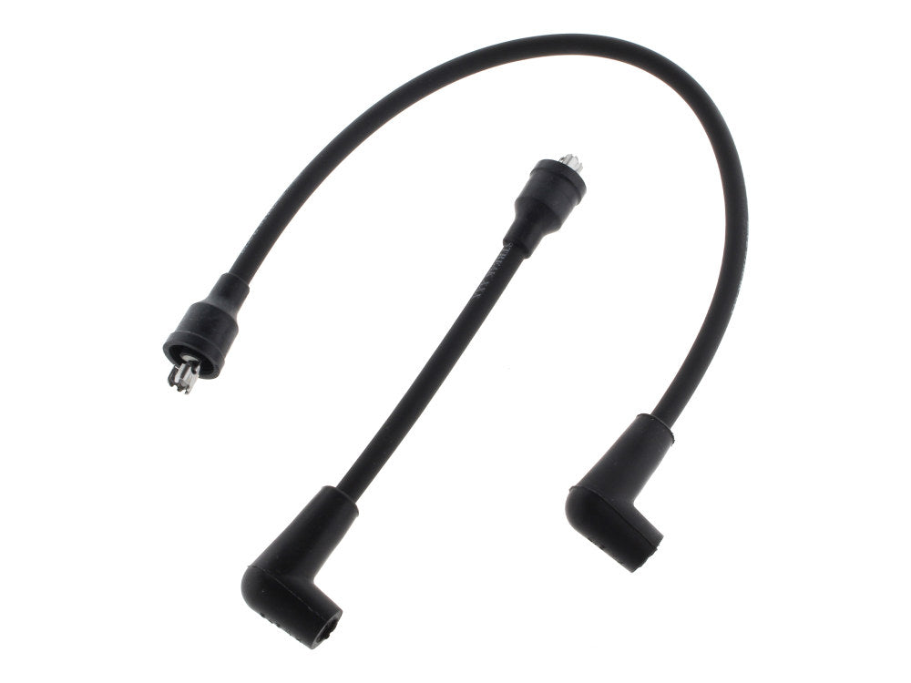 Spark Plug Wire Set - Black. Fits Softail 1984-1999, Dyna 1991-1998, Sportster 1971-1985 & 4Spd Big Twins 1985-1986.