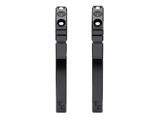 8in. Pullback Two Piece Riser Kit - Black. Fits 1-1/8in. Handlebar.