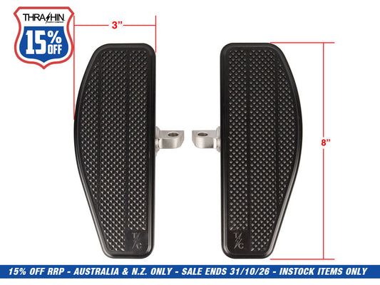 Mini Floorboards with HD Male Mount - Black