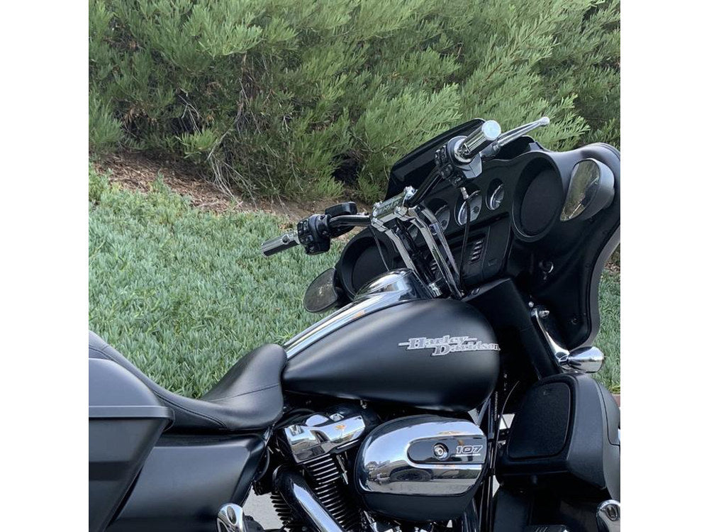 Street Glide Riser Adapter - Black. Fits Street Glide 2014up