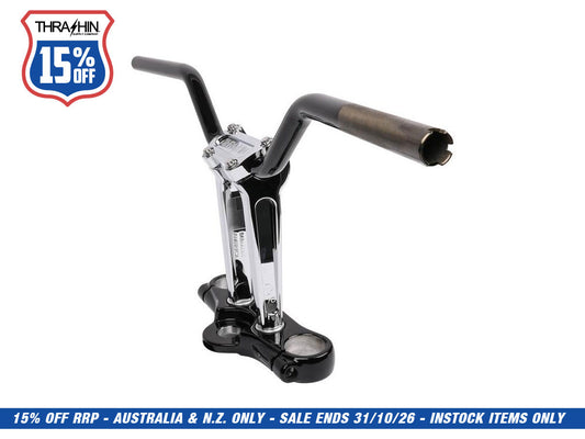 Aggressive Mid Bend Bars - Black