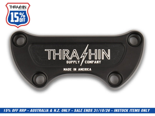 Handlebar Top Clamp - Twice Cut Black