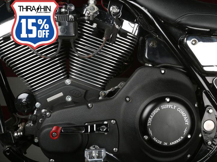 Billet Shift Lever - Black. Stock Length. Fits Touring 1983up, Trike 2008up, FXR 1982-1994 & FL Softail 1986-2017.