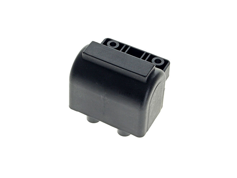 Ignition Coil - Black. Fits Big Twin & Sportster 1965-1998 with Points