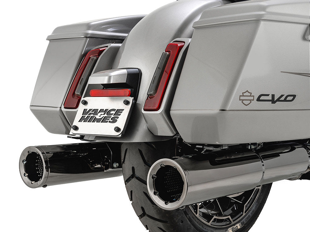 4.5in. Hi-Output Slip-On Mufflers - Dark Chrome. Fits Touring 2017up
