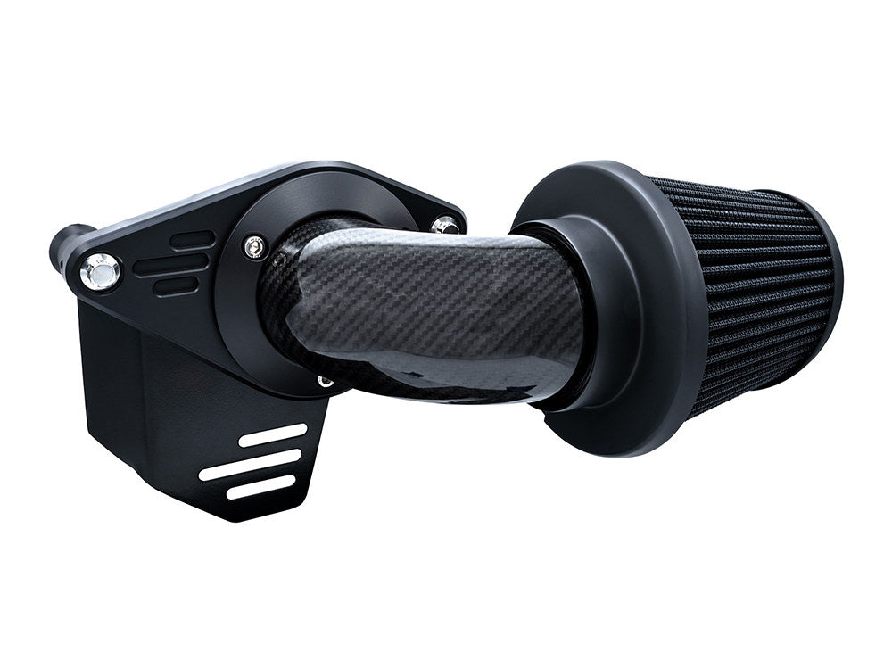 90deg VO2 Falcon Air Cleaner Kit - Weaved Carbon Fibre. Fits Touring 2017-2024 & Softail 2018-2024