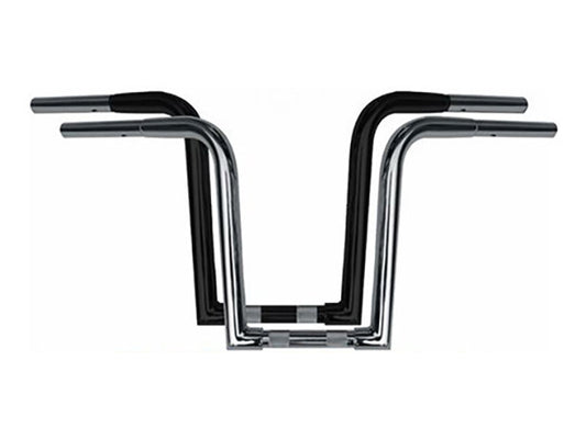 12in. x 1-1/4in. Chubby OutlawZ Ape Hanger Handlebar with Narrow Bottom - Chrome.