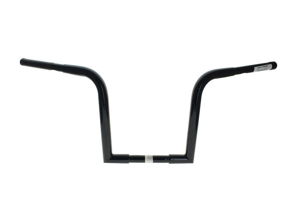 12in. x 1-1/4in. Chubby OutlawZ Ape Hanger Handlebar with Narrow Bottom - Gloss Black.