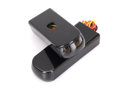 Strut Light Kit with Red Run/Brake & Amber Turn Signal - Black. Fits Dyna 2006-2017.
