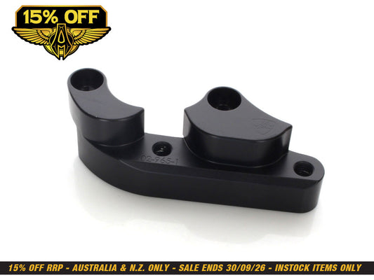 Replacement Big Brake Caliper Mount. Fits Softail 2000-2014 & Dyna 2000-2005 with OEM 11.5in. Disc.