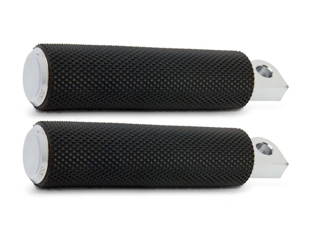 Knurled Fusion Footpegs - Chrome.