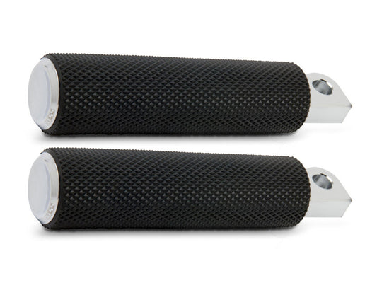 Knurled Fusion Footpegs - Chrome.