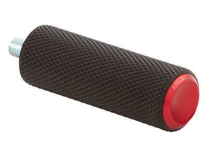 Knurled Fusion Shiftpeg - Red. Fits H-D.