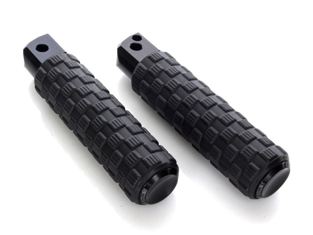 Air Trax Footpegs - Black. Fits Softail 2018up Rear Passenger