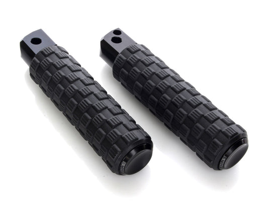Air Trax Footpegs - Black. Fits Softail 2018up Rear Passenger