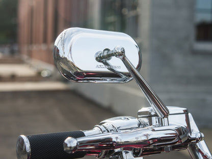Forged Oval Mirror - Chrome. Fits Right.