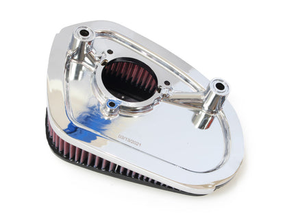 Stage 1 Big Sucker Air Cleaner Kit - Chrome. Fits Touring 2017-2023