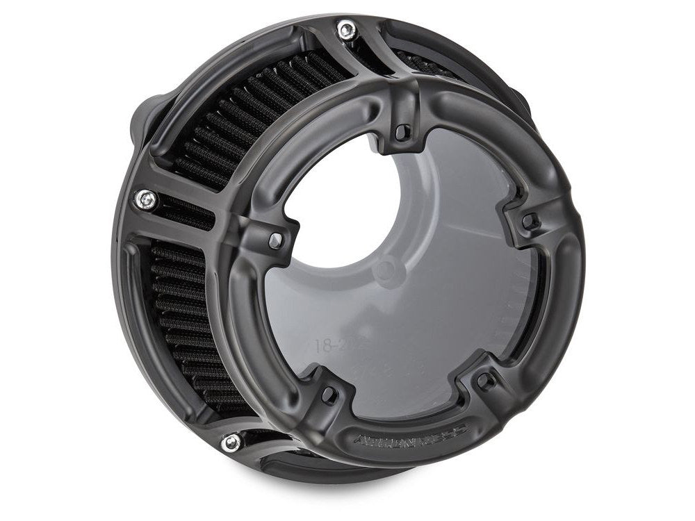 Method Clear Air Cleaner Kit - Black Anodized. Fits Touring 2017-2024 & Softail 2018-2024