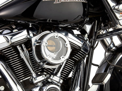 Method Clear Air Cleaner Kit - Chrome. Fits Touring 2017-2024 & Softail 2018-2024
