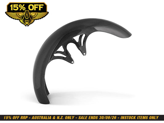 Carbon Wrapper Front Fender. Fits Most Touring 2014-2023 with 21in. Front Wheel