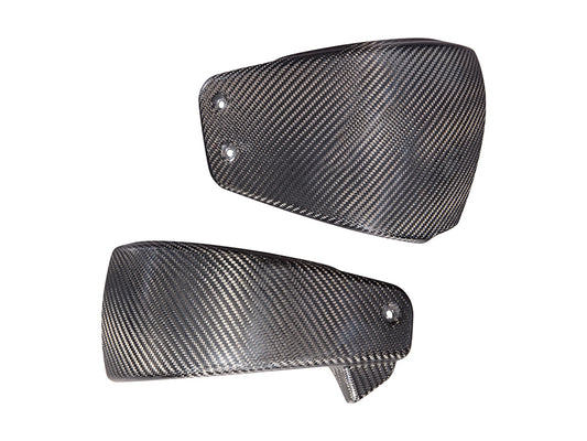 Carbon Side Covers - Gloss Finish. Fits Softail 2018-2024 without Remote Preload Adjuster