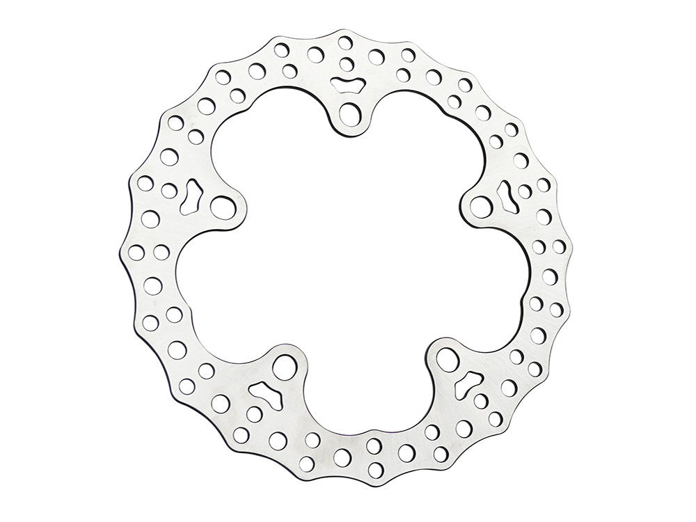 12.6in. Front Jagged Disc Rotor - Stainless Steel. Fits Touring 2024up with OEM Wheel and Spoke Mounted 320mm Rotors.