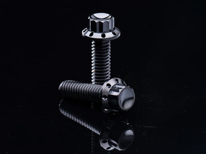 Titanium 12-Point Transmission Side Cover Bolt Kit - Black. Fits Touring 2024up & Softail 2025up