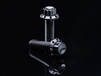 Titanium 12-Point Transmission Side Cover Bolt Kit - Black. Fits Touring 2007-2023, Softail 2007-2024 & Dyna 2006-2017