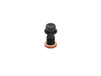 Titanium 12-Point 12mm M12 x 1.50 Banjo Bolt - Black