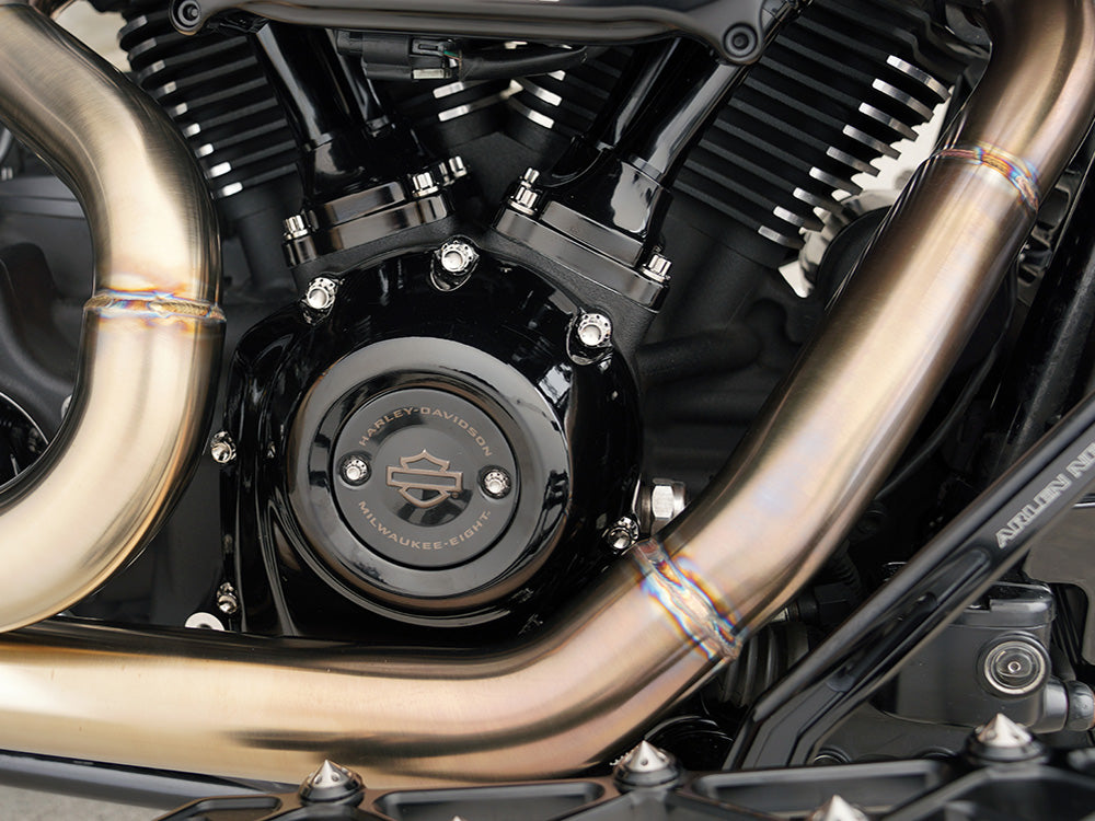 Titanium 12-Point Cam Cover Bolt Kit - Polished. Fits Most Touring 2017-2024 & Softail 2018-2024