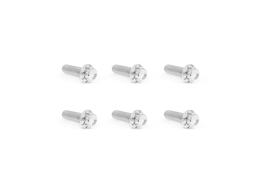 Titanium 12-Point Transmission Top Cover Bolt Kit - Polished. Fits Softail 2007-2024, Most Touring 2007-2024 & Dyna 2006-2017