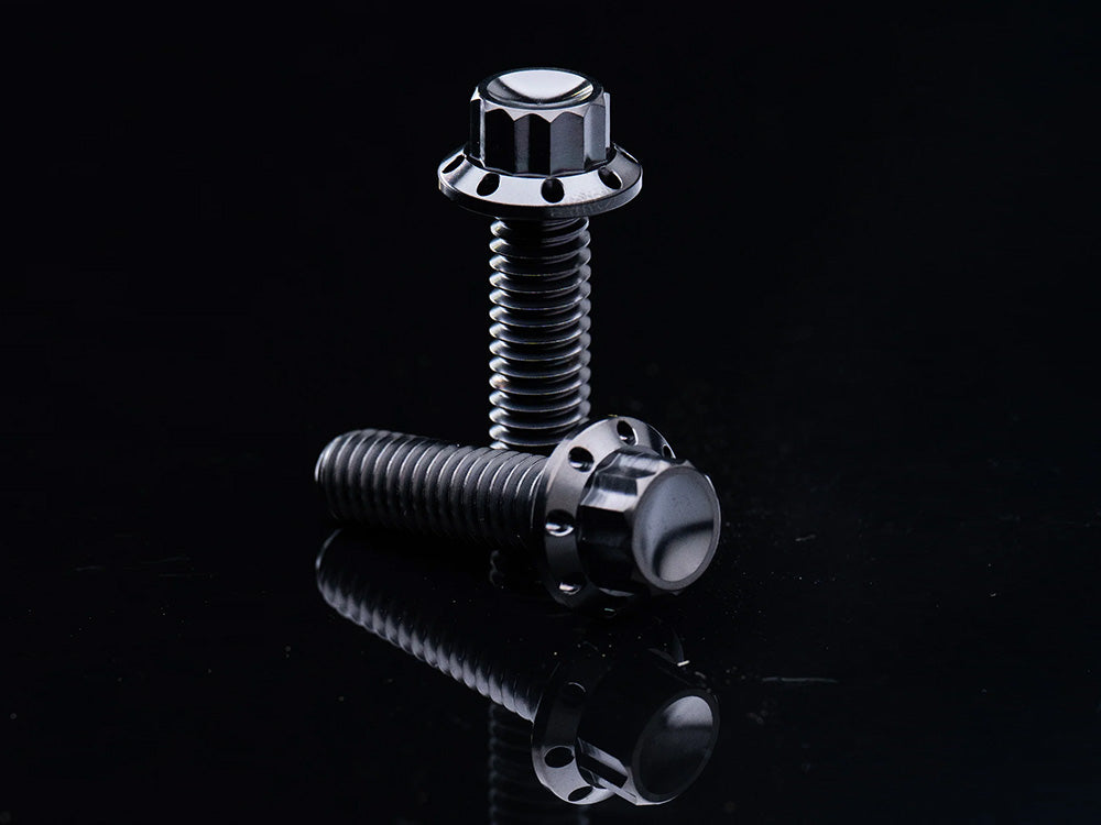 Titanium 12-Point Cam Cover Bolt Kit - Black. Fits CVO Touring 2023up, Street Glide & Road Glide 2024up, Touring 2025up & Softail 2025up