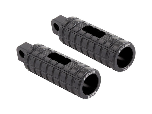SpeedLiner Footpegs - Black. Fits Softail 2018up Rear Passenger