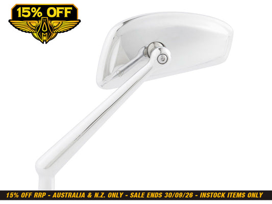 Tearchop Mirror - Chrome. Fits Right.