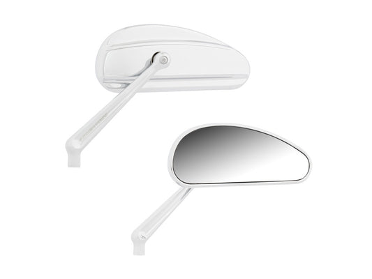 DownDraft Mirrors - Chrome. Left and Right Set.