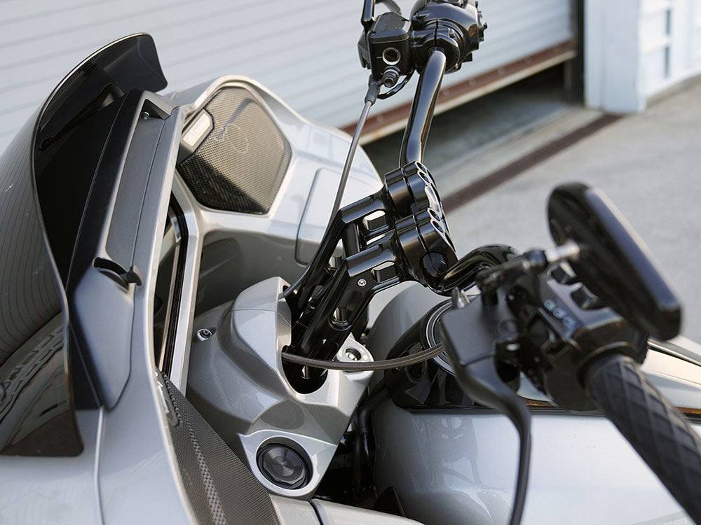 10in. Method Kickback Risers - Black. Fits 1in. Handlebar