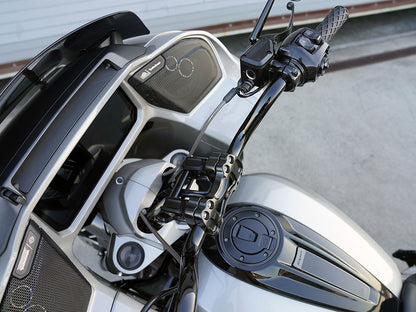 10in. Method Kickback Risers - Black. Fits 1in. Handlebar