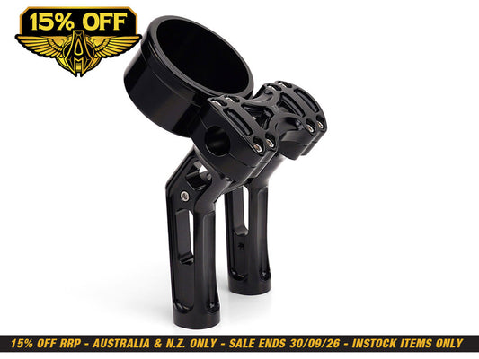 Gauge Housing Relocation Kit - Black. Fits Low Rider S 2022up, Low Rider ST 2025up & Street Bob 2025up
