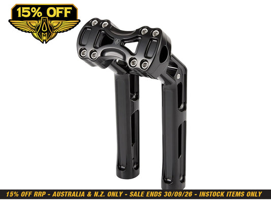 10in. Method Wayback Risers - Black. Fits 1in. Handlebar
