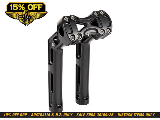 10in. Method Wayback Risers - Black. Fits 1in. Handlebar