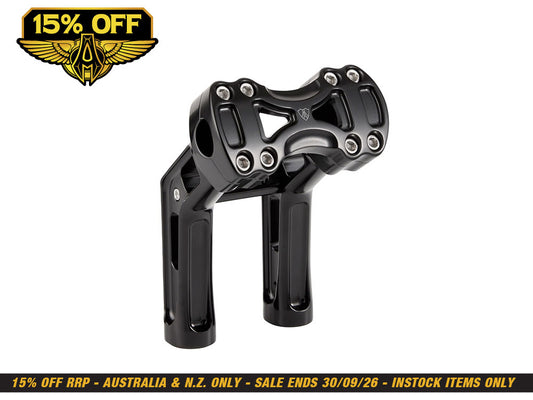 7in. Method Wayback Risers - Black. Fits 1in. Handlebar